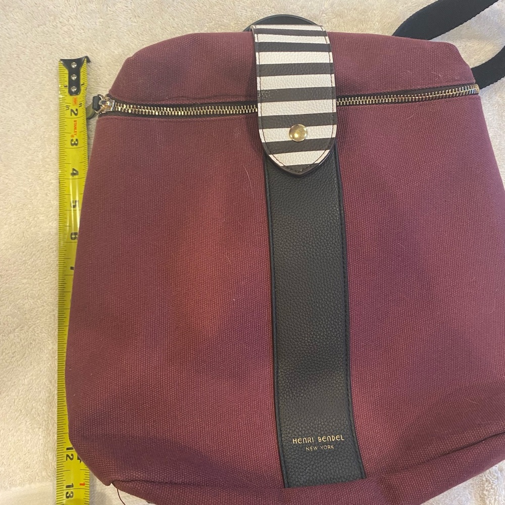 Henri Bendel fabric backpack